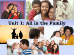 Unit 1: All in the Family