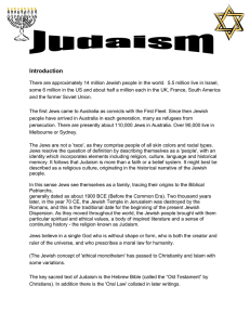 judaism - Anchor Bay: 7th Grade Social Studies