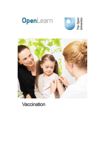 Vaccination - The Open University
