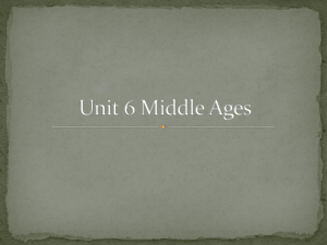 Unit 6 Middle Ages