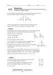 Congruence in Right Triangles