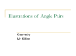 Pairs of Angles