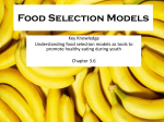 AoS food selection models