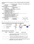 Biochemistry Review Sheet