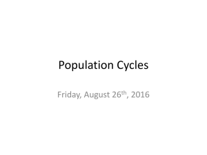 Population Cycles - Liberty Union High School District
