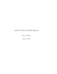 Lecture Notes on Smale Spaces