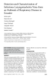 Detection and Characterization of Infectious Laryngotracheitis Virus