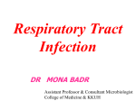 3-Respiratory Tract Infection مني بدر