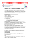 Dealing with Infectious Diseases Policy
