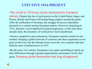unit five 1914