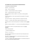 Ch 6 The Normal Distribution and Sampling Distributions