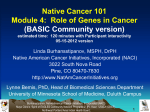BASIC Role of Genes – 07/02/2012