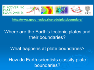 Plate Tectonics