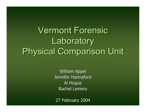 Introduction to Forensic Science and Fingerprints