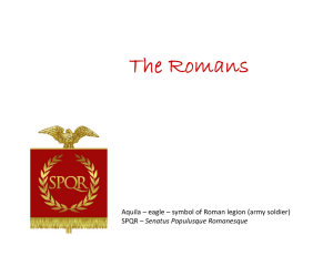 The Romans - Academic Web Services