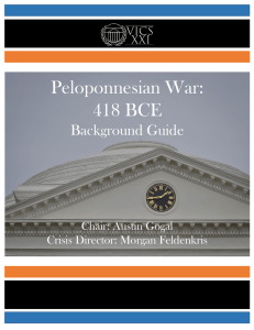 Peloponnesian War: 418 BCE - International Relations Organization