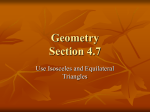 Geometry Section 4.7 - West End Public Schools
