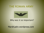 the roman army - WordPress.com