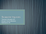 Diagnosis and Treatment of Scapular Injuries