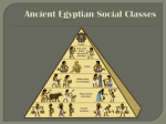 Ancient Egyptian Social Class Appearances