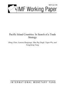 Pacific Island Countries: In Search of a Trade Strategy