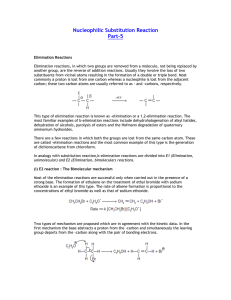 Nucleophilic Substitution Reaction