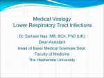 Medical Virology Lower Respiratory Tract Infections
