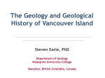 Geology of British Columbia and Vancouver Island