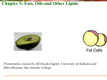 Chapter 5: Fats, Oils and Other Lipids