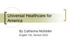 Universal Healthcare for America - GCC