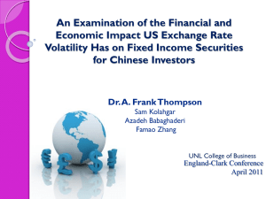 An Examination of the Financial and Economic Impact US