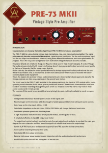 PRE-73 MKII - goldenageproject.se