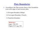 Lesson 5 - Plate Boundaries