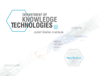 Jožef Stefan Institute - Department of Knowledge Technologies