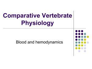 Comparative Vertebrate Physiology