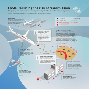 Ebola: reducing the risk of transmission