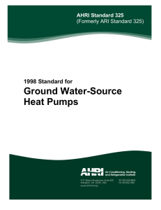 Ground Water-Source Heat Pumps