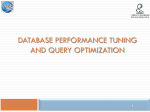 Database performance tuning