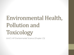 Environmental Health, Pollution and Toxicology