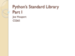 Python`s Standard Library Part I