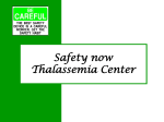 Safety and You - Thalassemia Center