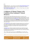 4. Influence of Climate Change on the Condition of the Catchment`s