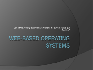 Web-Based Operating Systems