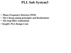 Phase Frequency Detector Principles