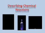 Describing Chemical Reactions Power point