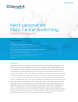 Next-generation Data Center Switching