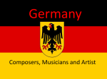 Composers, Musicians and Artist