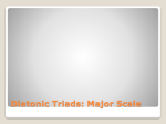 Diatonic Triads Powerpoint