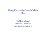 Using Python to “scrub” data files