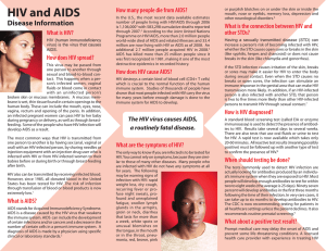 HIV and AIDS - Door of Hope